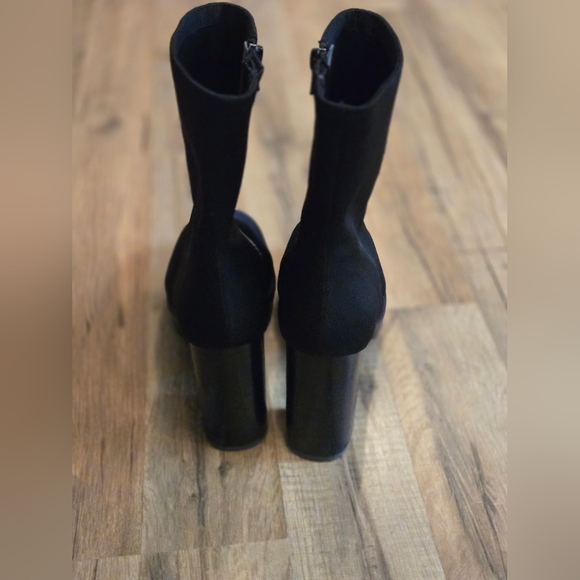 JEFFREY CAMPBELL SIREN POINTED TOE BOOTIE in BLACK, SIZE 10 - Picture 4 of 7